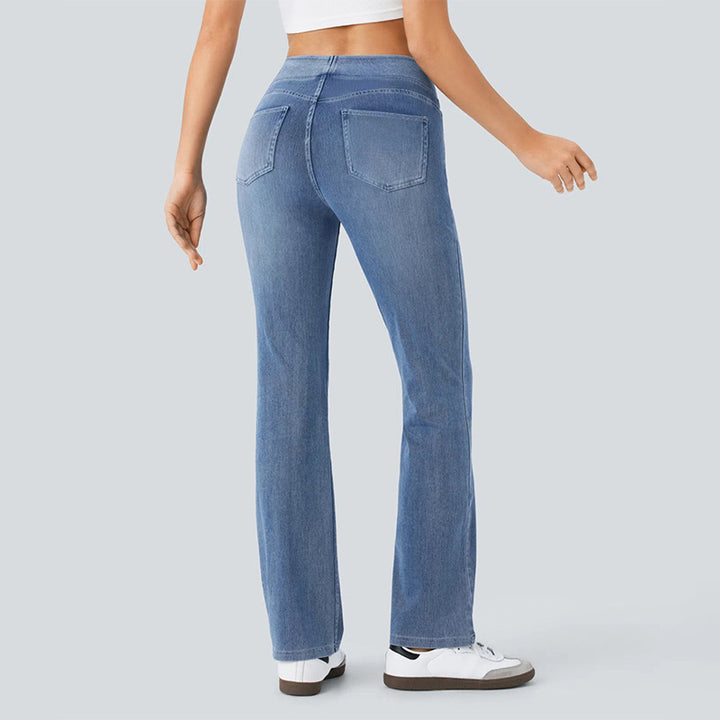Stretch High Waist Bootcut Jeans