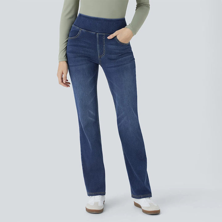 Stretch High Waist Bootcut Jeans