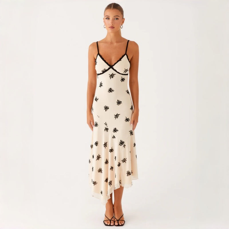Boho Floral Lace Patchwork Dress