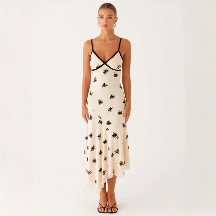 Boho Floral Lace Patchwork Dress