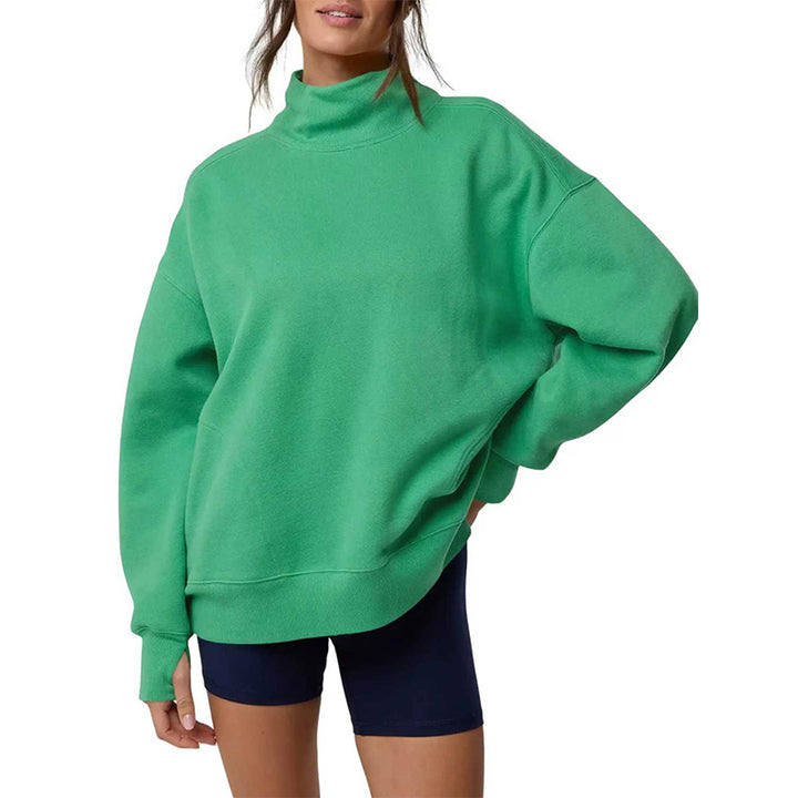 Fall Winter Plain Pullover Top