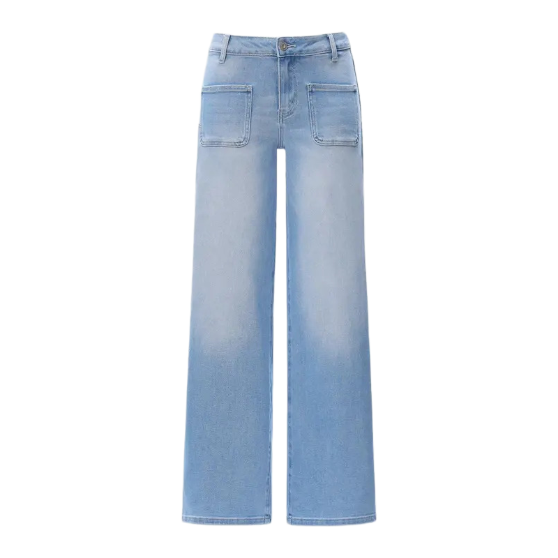 Stretch Wide Leg Slimming Women's Jeans
