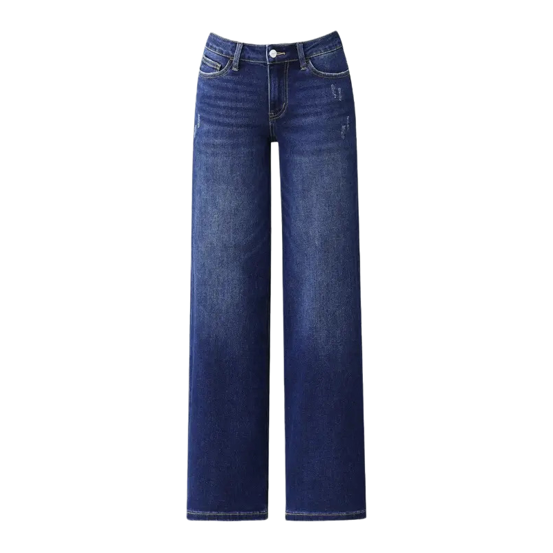 Stretch Wide Leg Slimming Women's Jeans