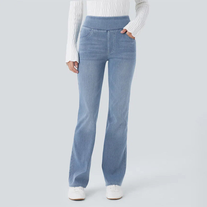Stretch High Waist Bootcut Jeans