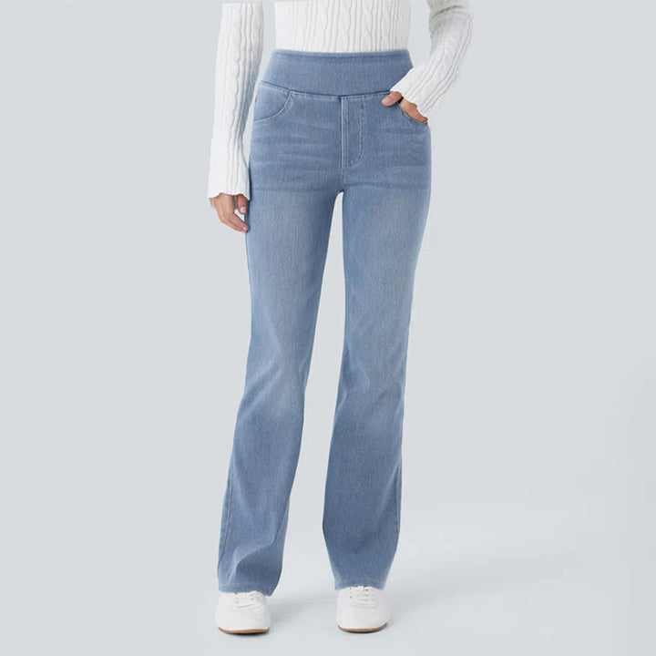 Stretch High Waist Bootcut Jeans