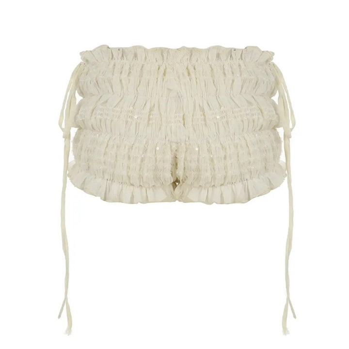 Boho Ruffle Tie Shorts