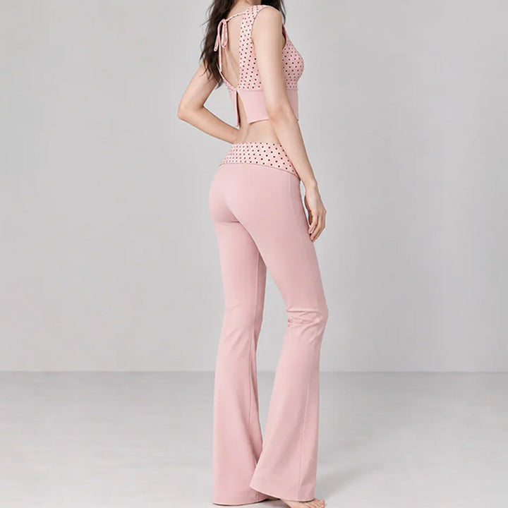 Polka Dot Yoga Two Piece Set