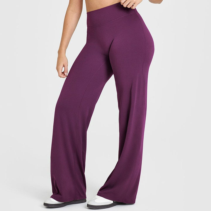 Stretch Flare Leg Fitness Pants