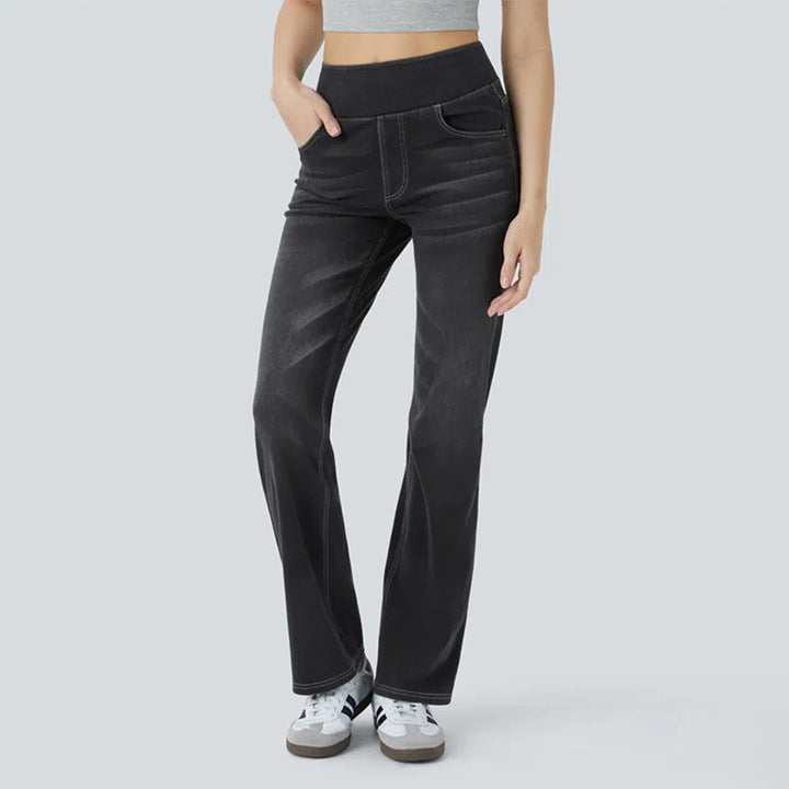 Stretch High Waist Bootcut Jeans