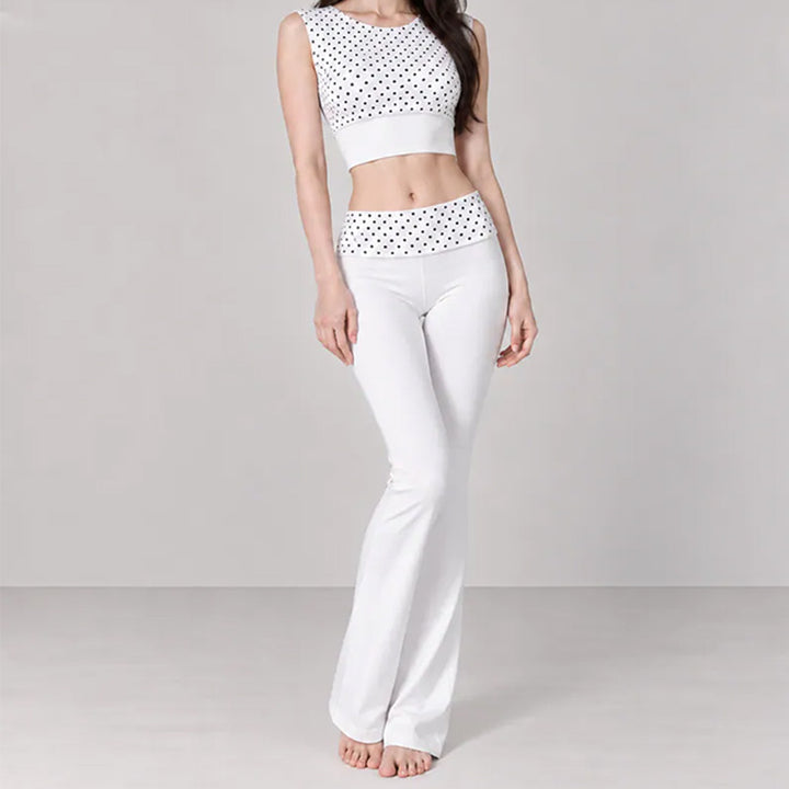 Polka Dot Yoga Two Piece Set