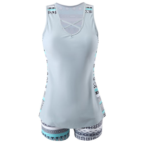 Adjustable Side Tankini Swimsuit Set