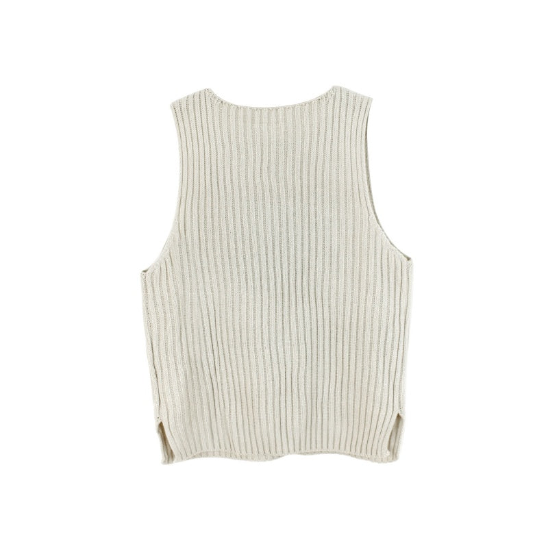 Flag Knit Summer Tank Top