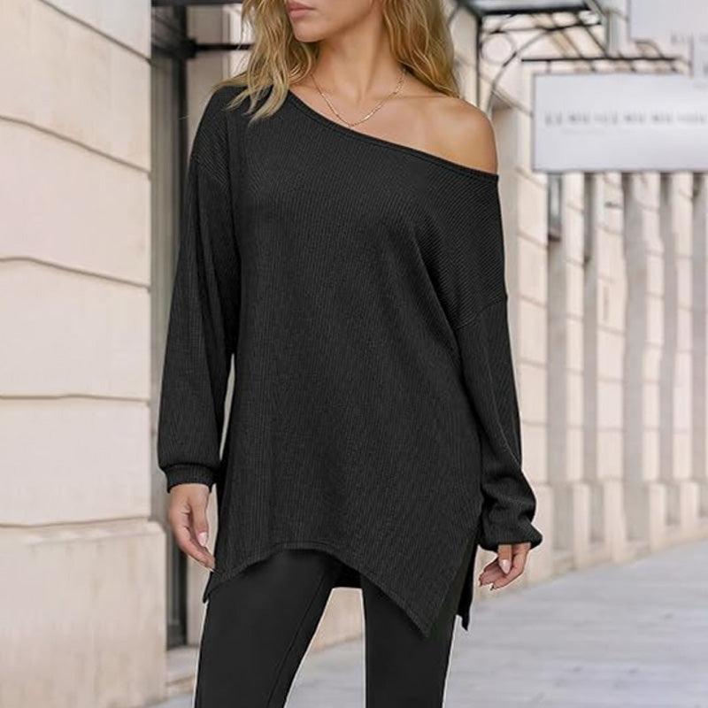 Casual Base Layer top with side slits