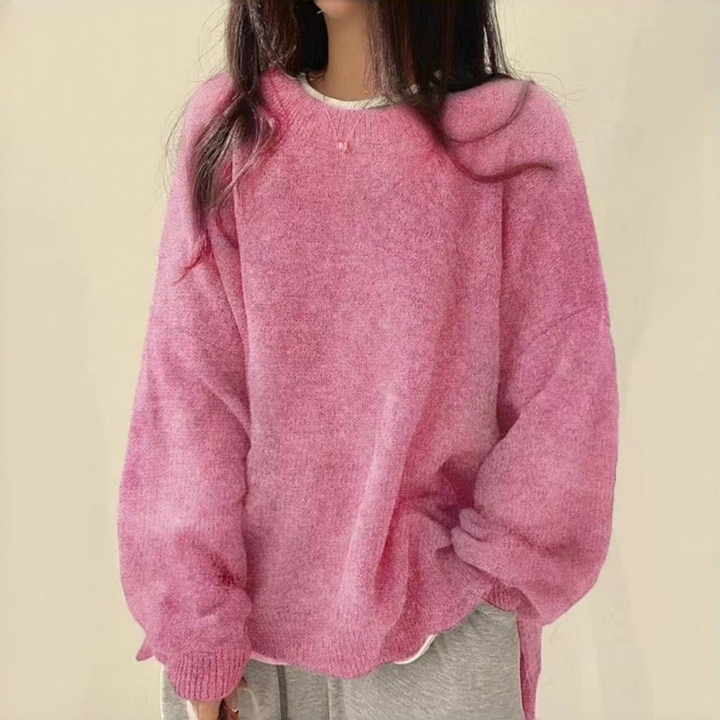 Crew Neck Loose Knit Sweater