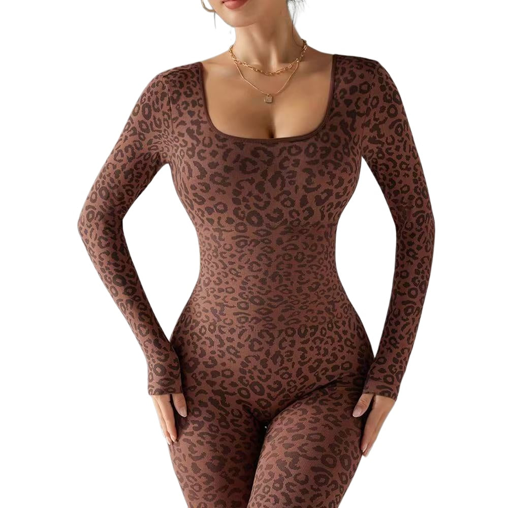 Seamless Cross Back Flare Jumpsuit