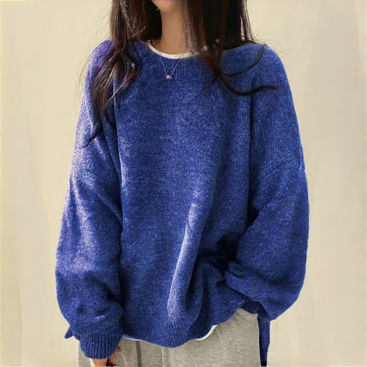 Crew Neck Loose Knit Sweater