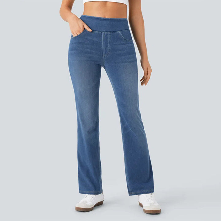 Stretch High Waist Bootcut Jeans