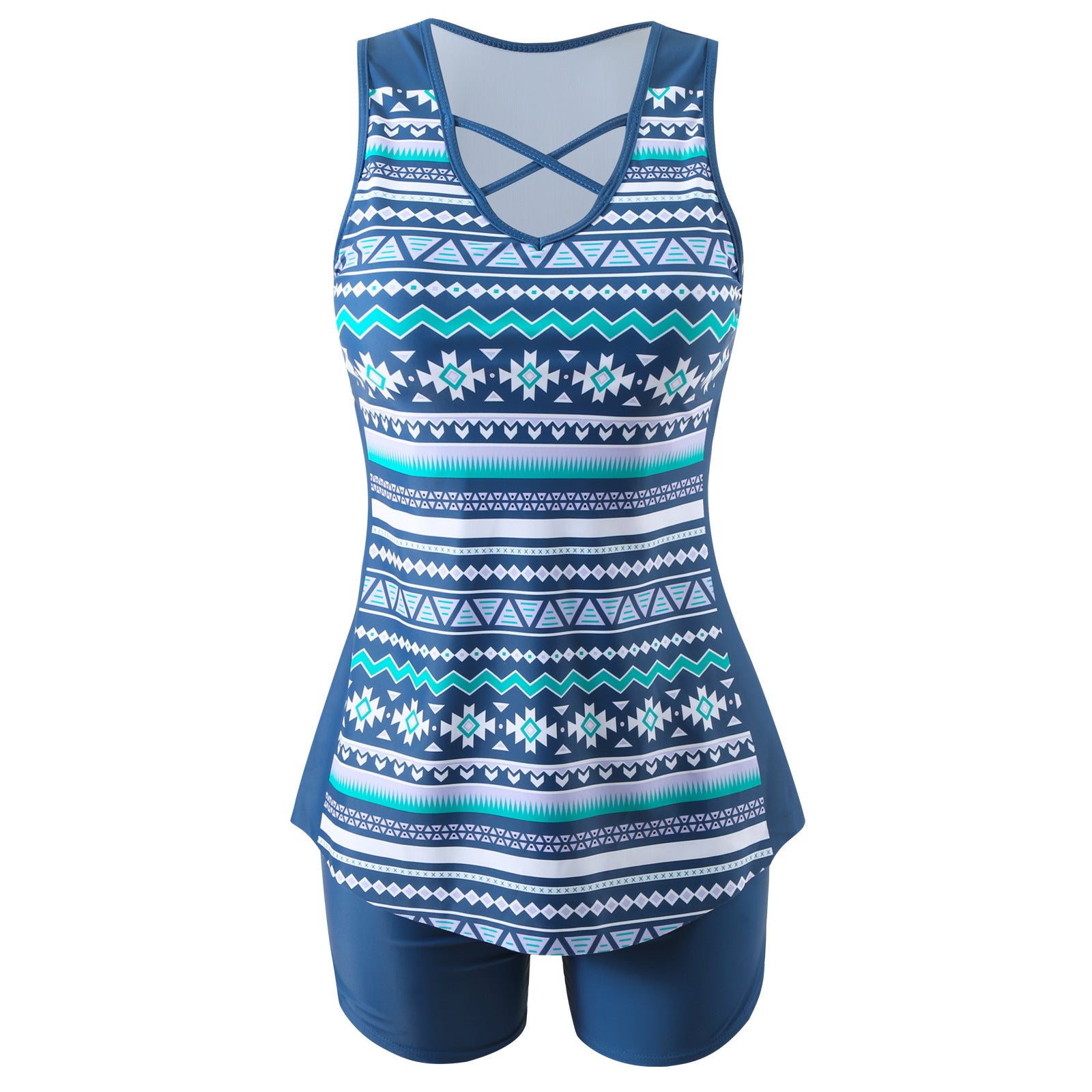 Adjustable Side Tankini Swimsuit Set