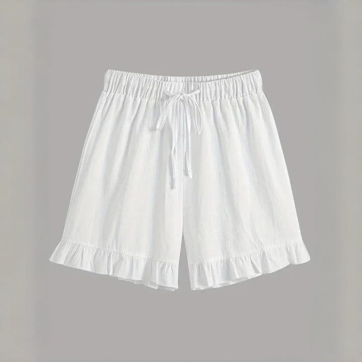 Ruffle Lounge Top Shorts Set