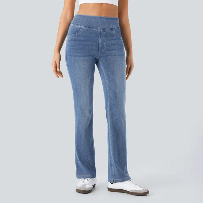 Stretch High Waist Bootcut Jeans