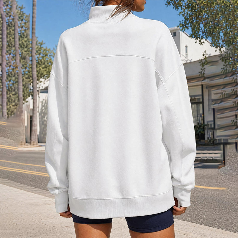 Fall Winter Plain Pullover Top