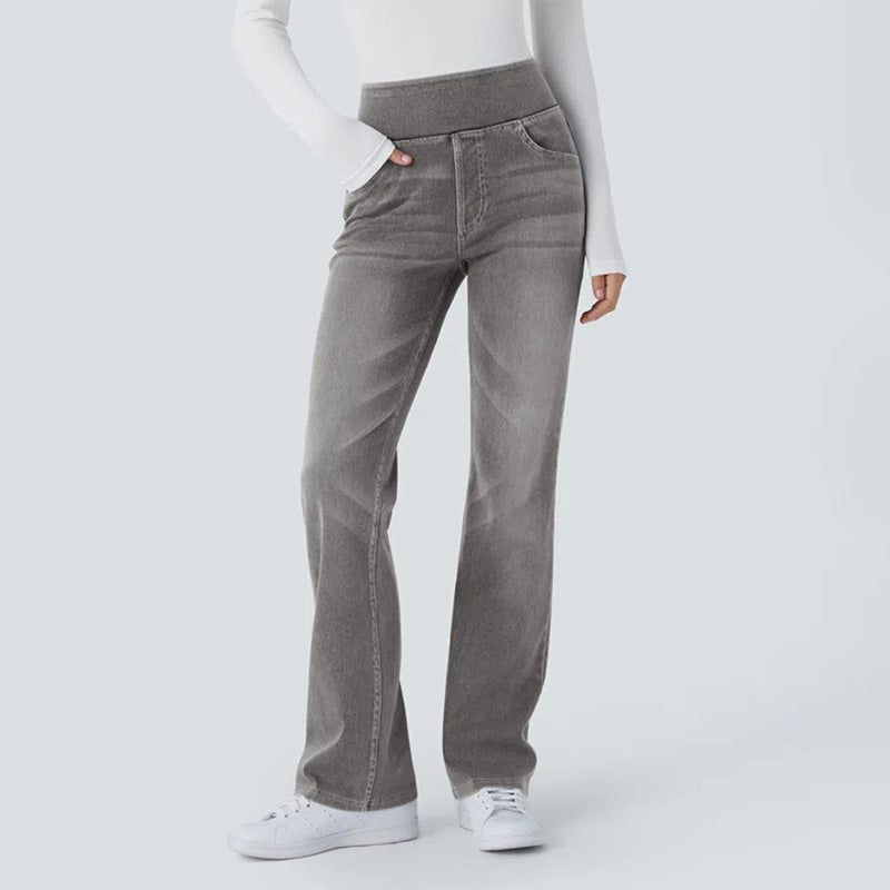 Stretch High Waist Bootcut Jeans