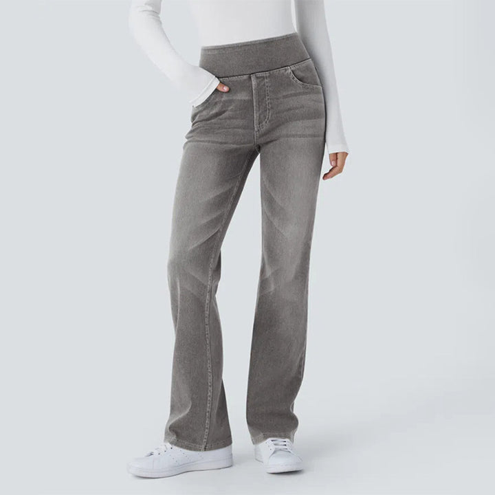 Stretch High Waist Bootcut Jeans