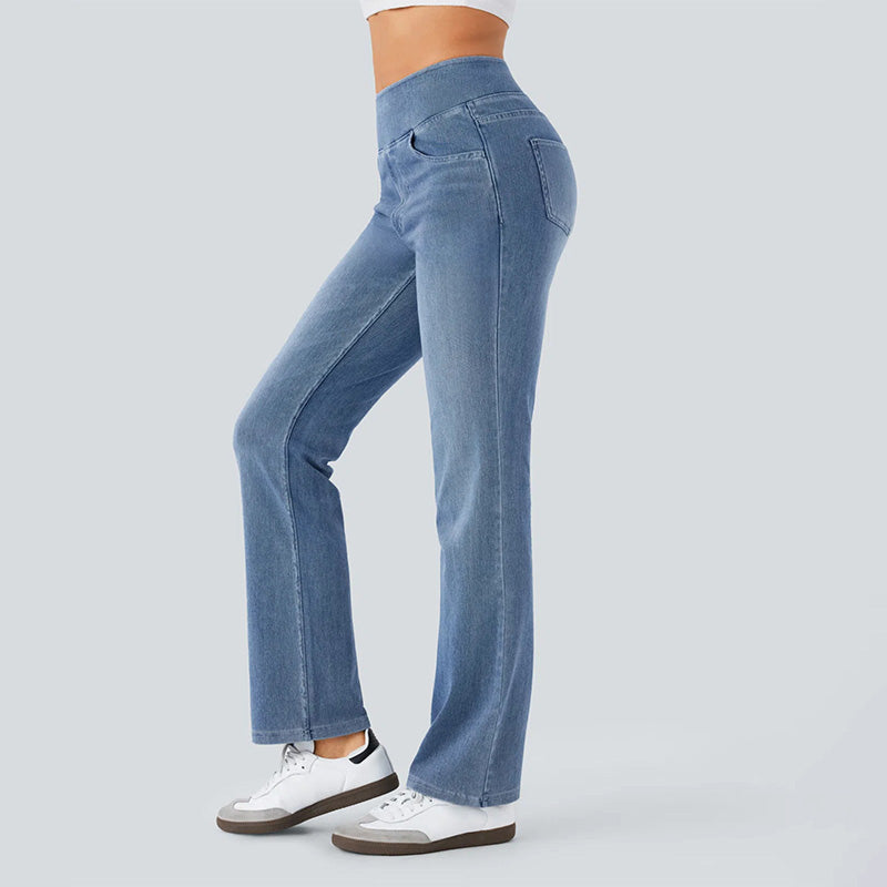 Stretch High Waist Bootcut Jeans