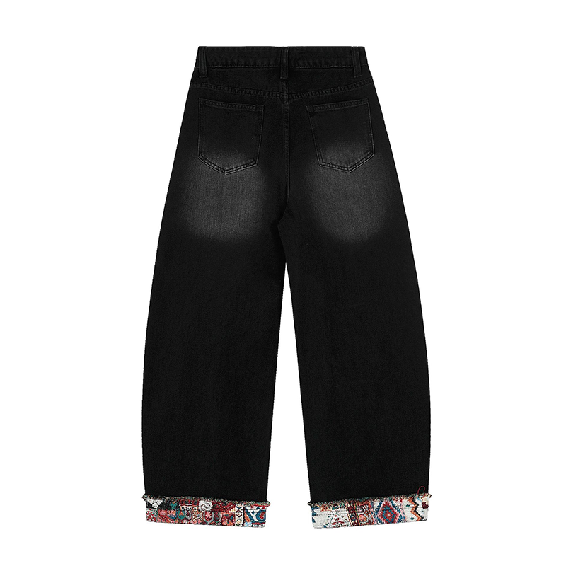 Loose Fit Wide Leg Jeans