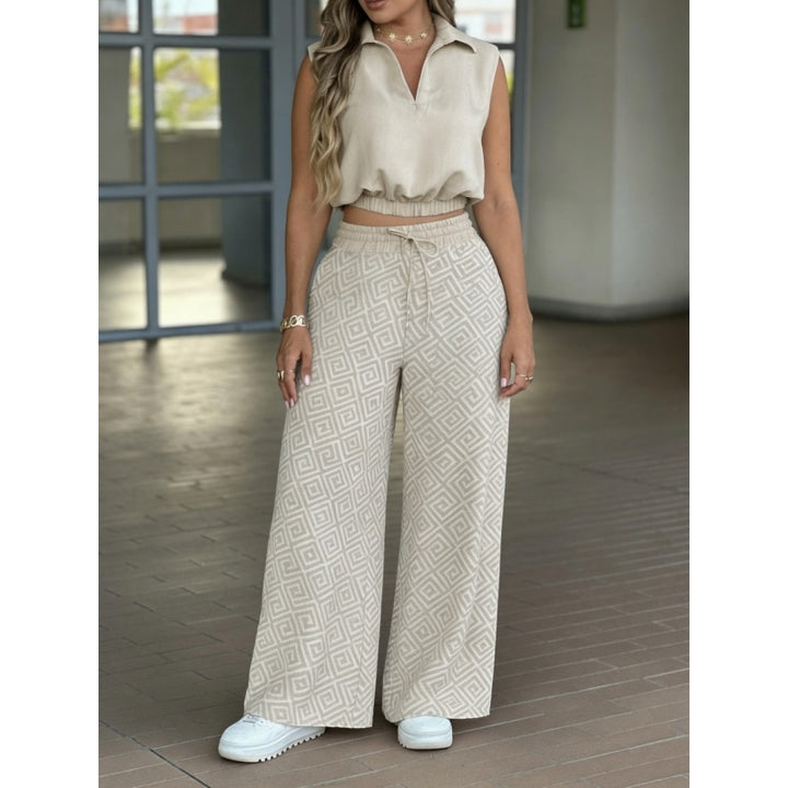 Sleeveless Lounge Co-Ord Set