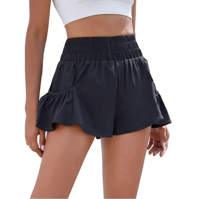 High Waist Pocket Running Shorts
