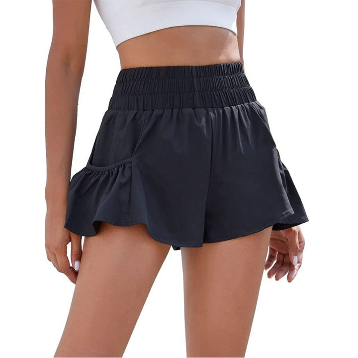 High Waist Pocket Running Shorts