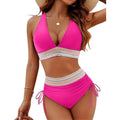 Halter High Waist Tummy Control Bikini