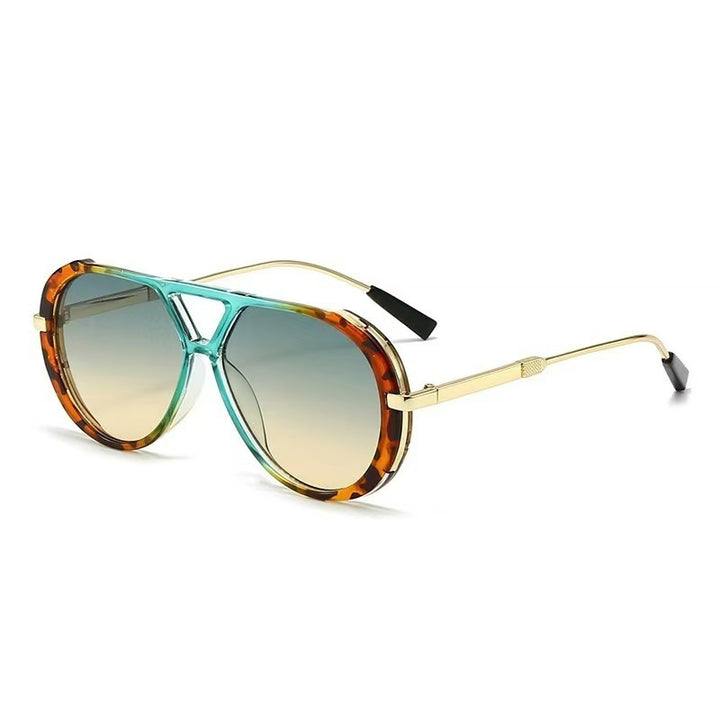 Retro Double Bridge Aviator Shades