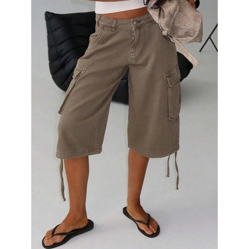 Vintage Pocket Cargo Bermuda Shorts