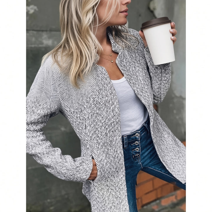 Oversized Knit Wool Coat