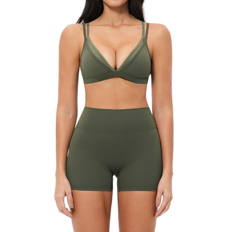 Second Skin Cross Back Sports Bra