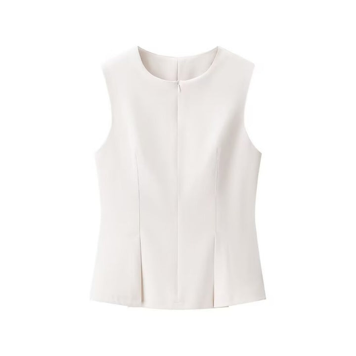 Tailored Pleated Shell Top