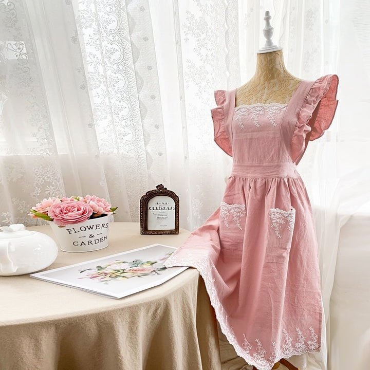 Cotton Garden Apron Dress