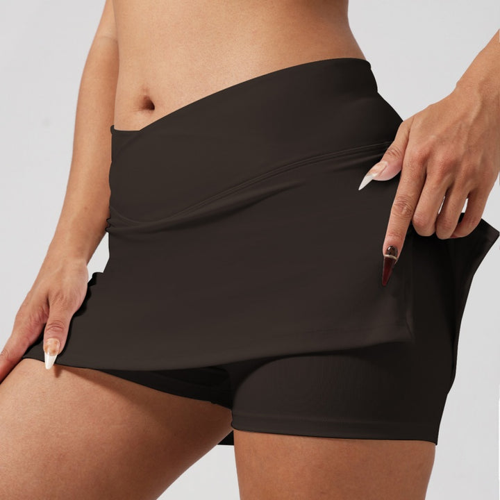 Cross Waist Tennis Skort