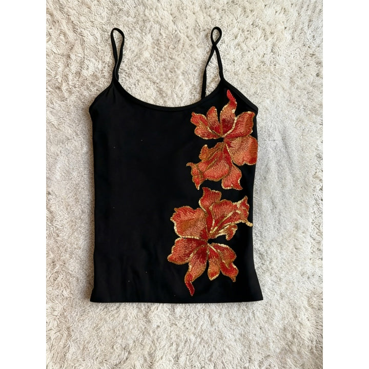 Floral Embroidered Cami Top