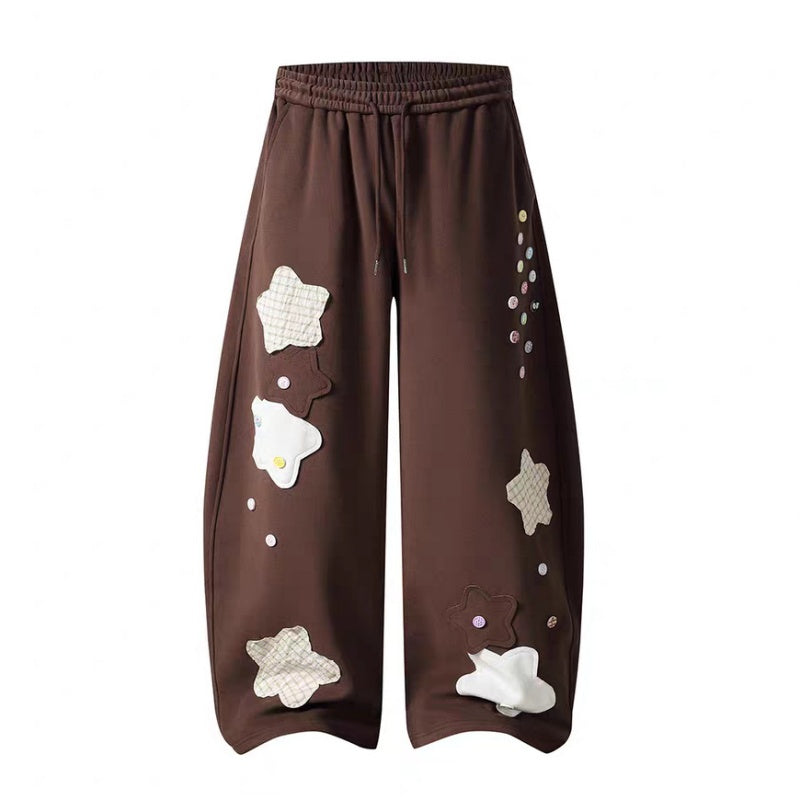 Y2K Patchwork Baggy Sweatpants