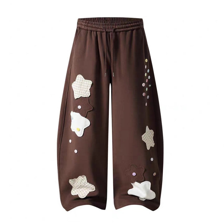 Y2K Patchwork Baggy Sweatpants