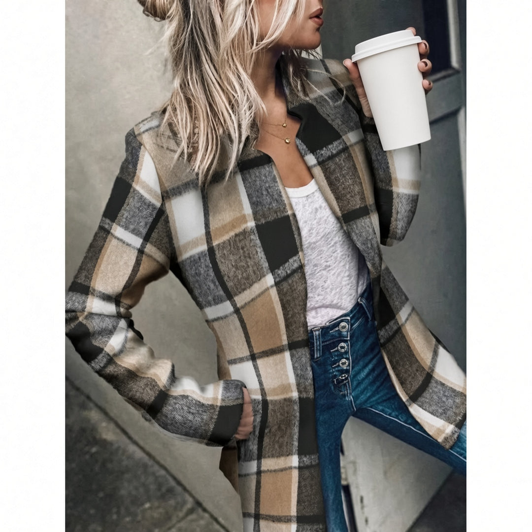 Oversized Knit Wool Coat