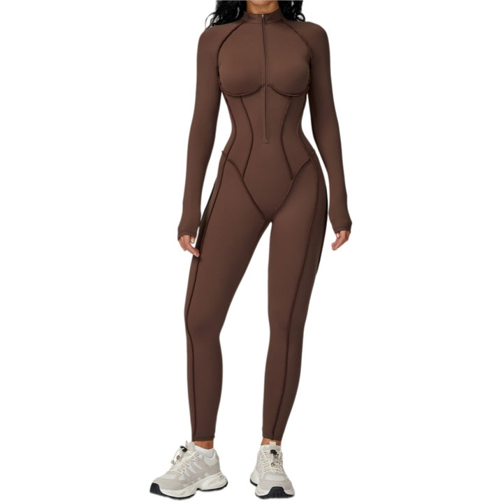 Tummy Control Athletic One Piece Jumpsuit