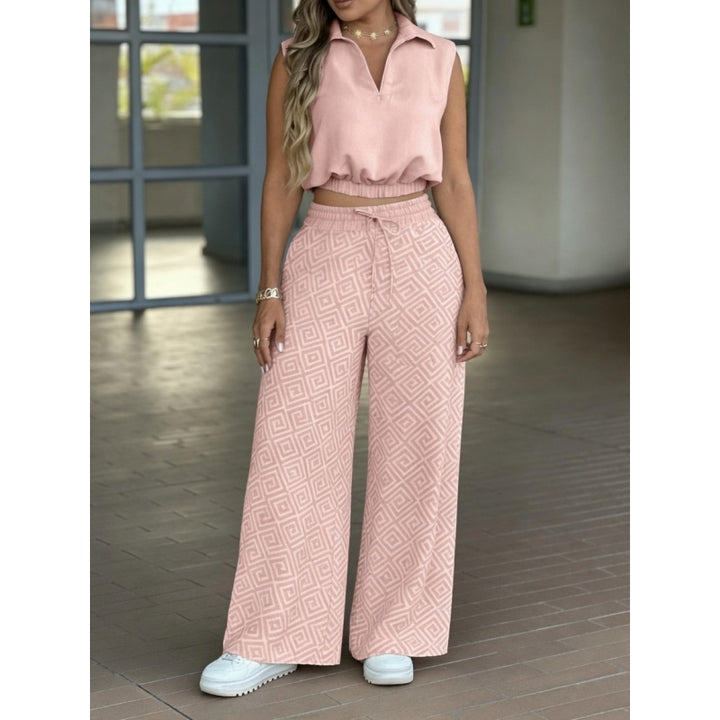 Sleeveless Lounge Co-Ord Set