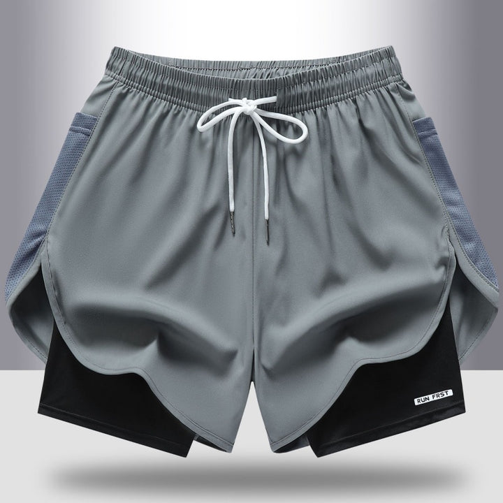 Layered Running Shorts