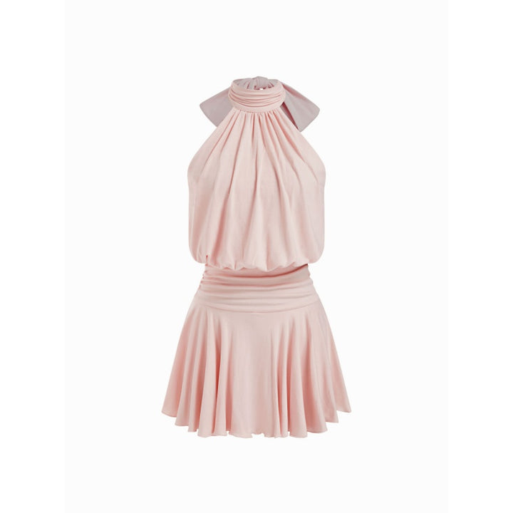 Halter Backless Mini Dress