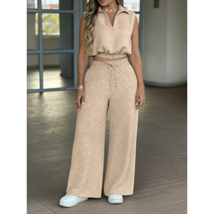 Sleeveless Lounge Co-Ord Set