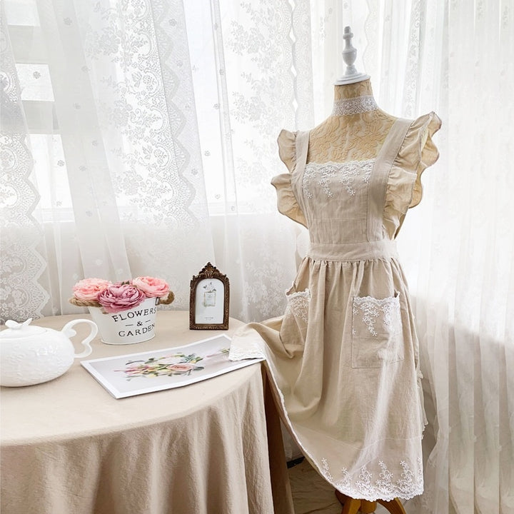 Cotton Garden Apron Dress